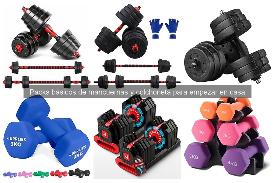 Errores comunes al usar mancuernas y colchonetas en casa