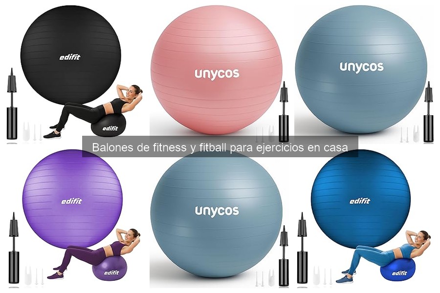 Guía de compra: Balones de fitness para ejercicios en casa