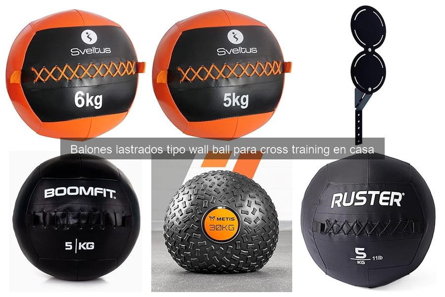 Guía de compra de balones lastrados tipo wall ball para cross training