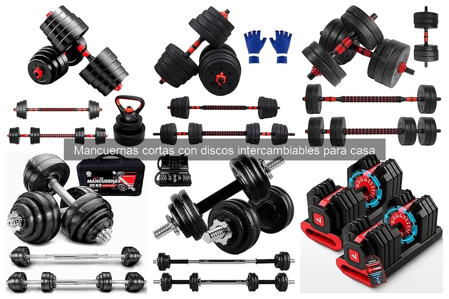 Guía de compra de mancuernas cortas con discos intercambiables