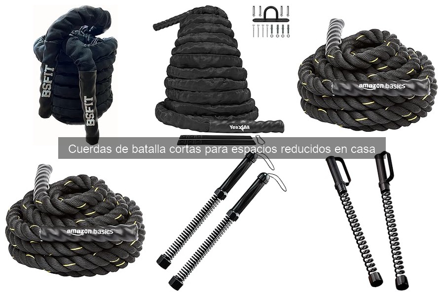 Guía para el cuidado de cuerdas de batalla cortas en casa