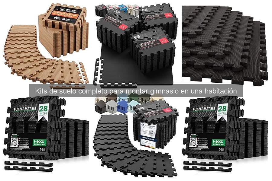 Guía para Elegir el Kit de Suelo Ideal para Tu Gimnasio en Casa