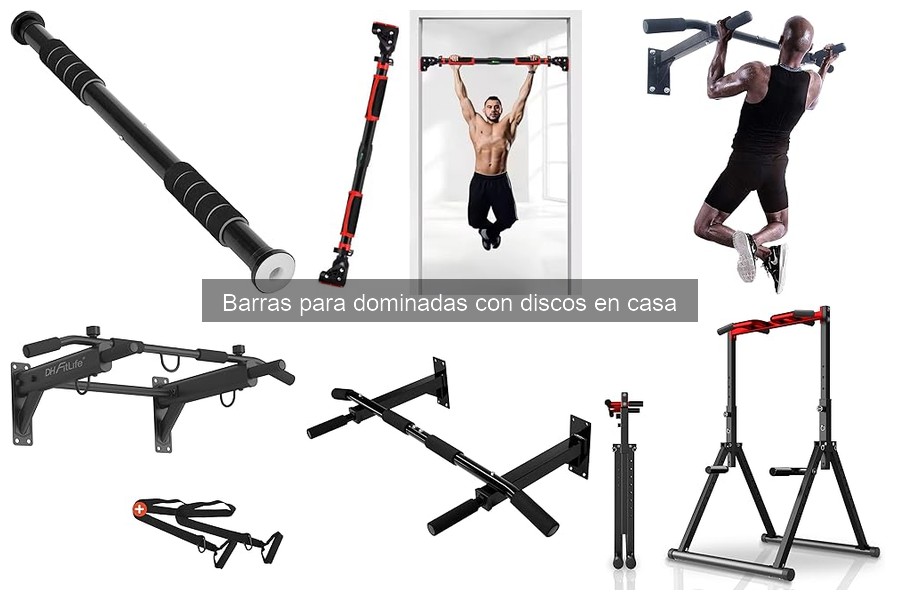 ** Guía para elegir la barra de dominadas con discos perfecta