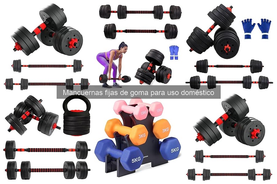 Guía para elegir mancuernas fijas de goma para el hogar
