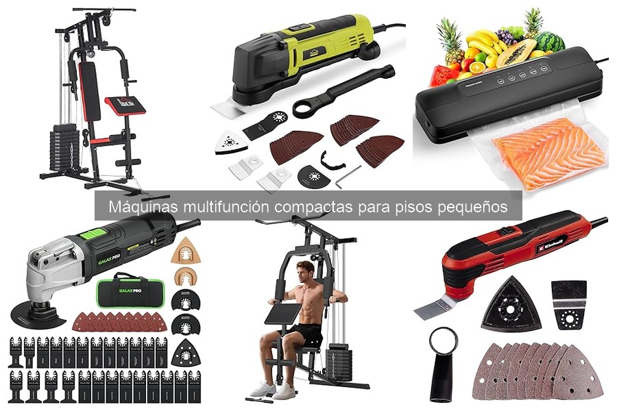 Guía para elegir máquinas multifunción compactas para pisos pequeños