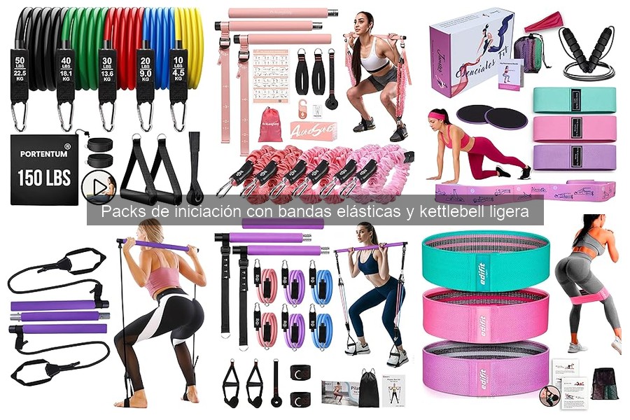 Guía para elegir packs de iniciación con bandas elásticas y kettlebell
