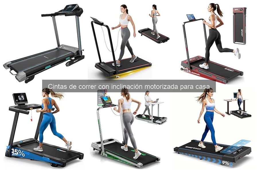 Guía sobre cintas de correr con inclinación motorizada para casa