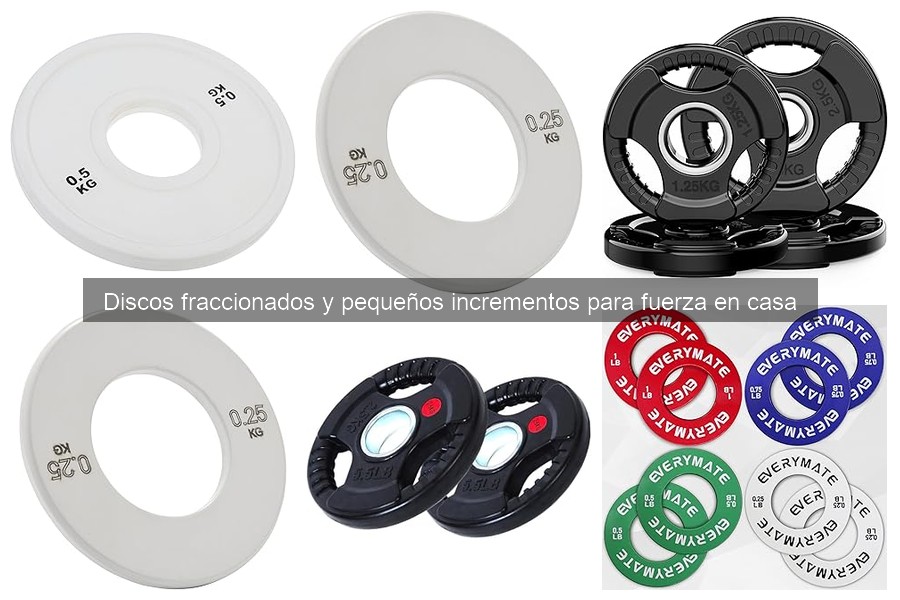 Guía sobre discos fraccionados y pequeños incrementos para fuerza
