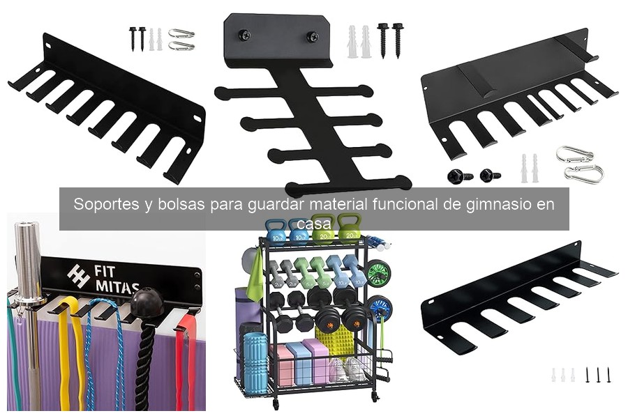 Importancia de los soportes para material de gimnasio en casa