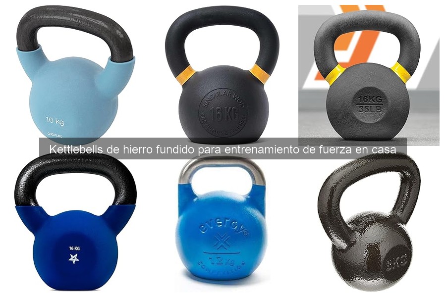 Kettlebells de hierro fundido: fuerza vs. cardio