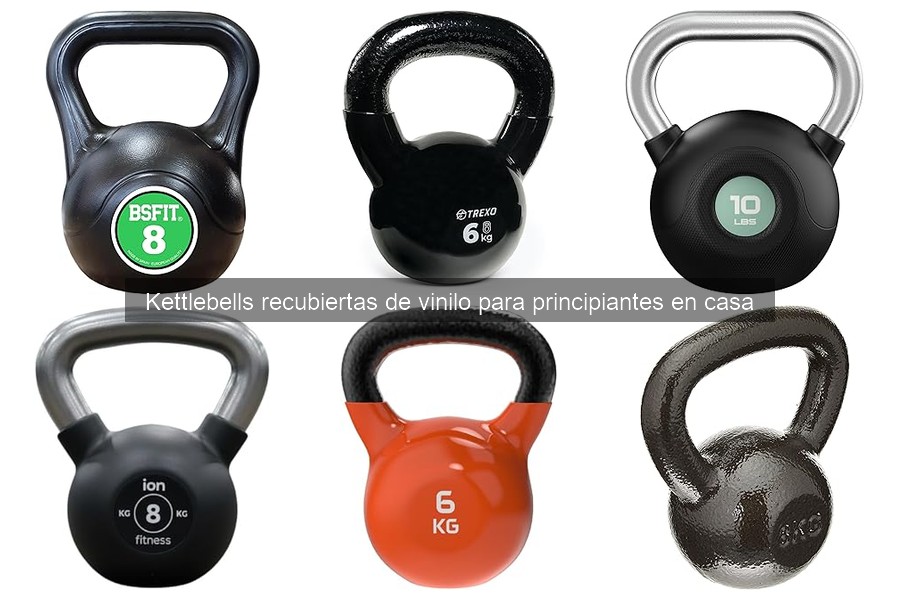 Kettlebells recubiertas de vinilo: ideales para principiantes