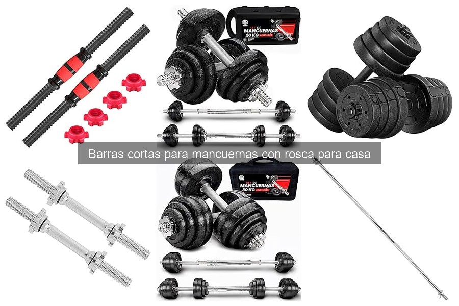 Mantenimiento de barras cortas para mancuernas con rosca