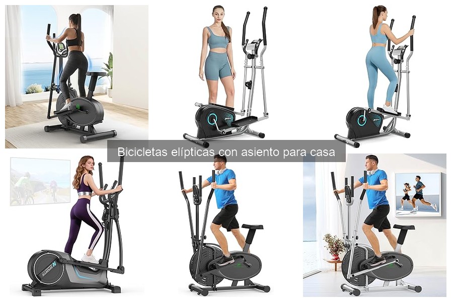 Mantenimiento de bicicletas elípticas con asiento en casa
