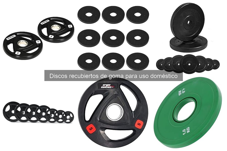 Mantenimiento de discos recubiertos de goma para gimnasio