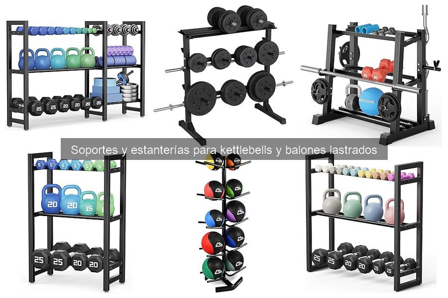 Mantenimiento de estanterías para kettlebells y balones lastrados