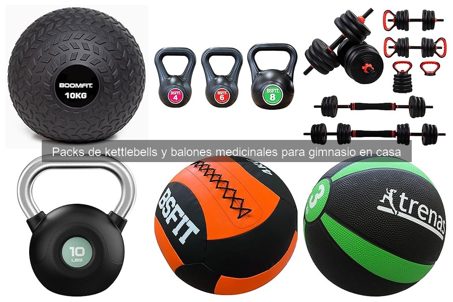 Mantenimiento de kettlebells y balones medicinales en casa