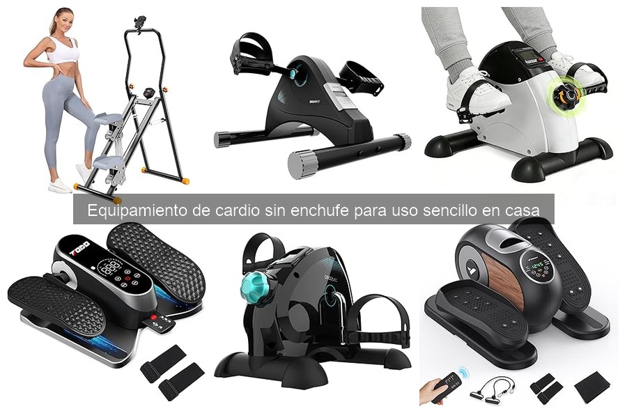 Mantenimiento del equipamiento de cardio sin enchufe en casa