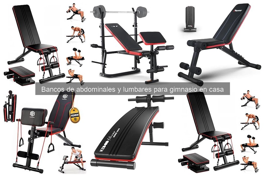Mejora tu postura con bancos de abdominales y lumbares