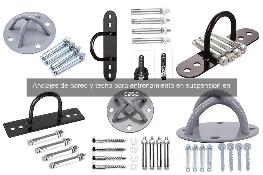 Mejores anclajes de pared y techo para entrenamiento en suspensión
