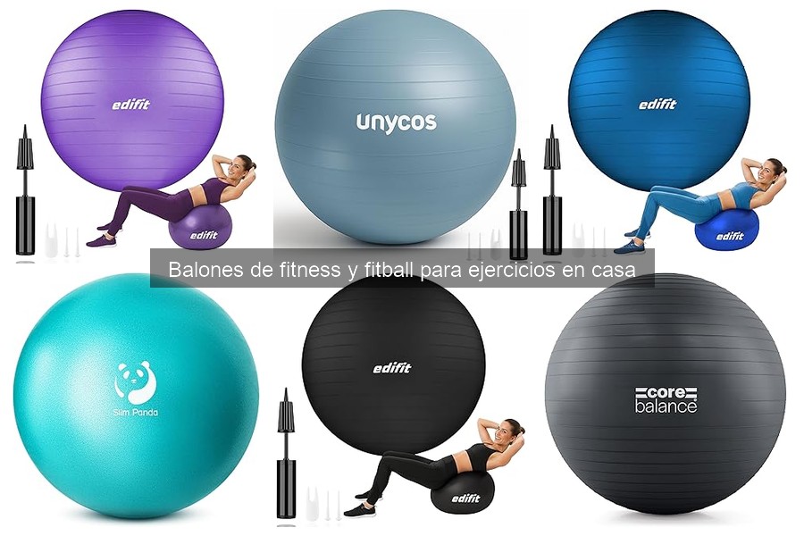 Mejores balones de fitness para entrenar en casa en 2023
