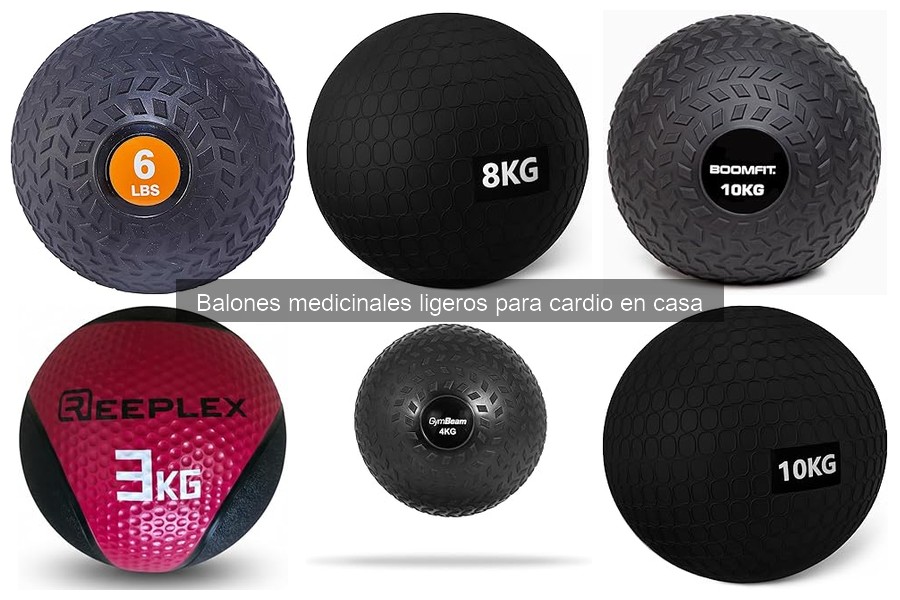 Mejores balones medicinales ligeros para cardio en casa