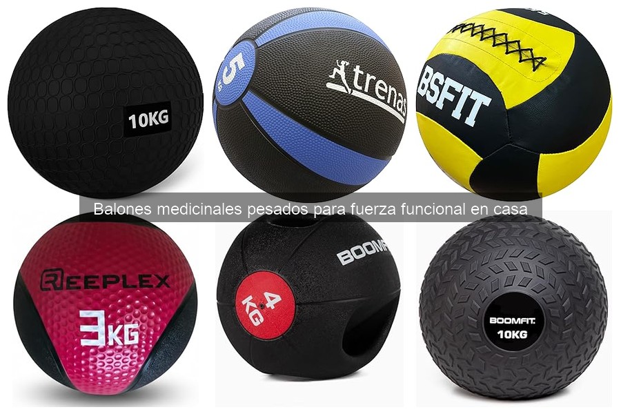 Mejores balones medicinales pesados para entrenar en casa