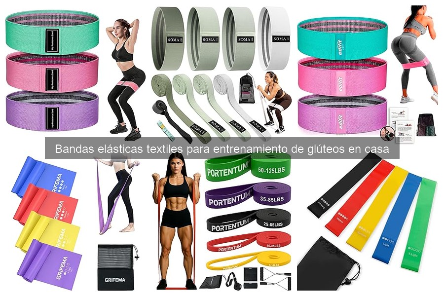 ** Mejores bandas elásticas textiles para glúteos en casa