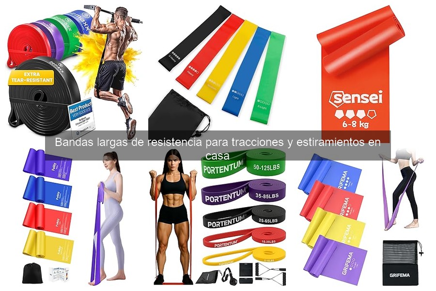 Mejores bandas largas de resistencia para principiantes