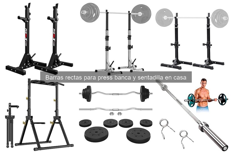 Mejores barras rectas para press banca en casa: comparativa