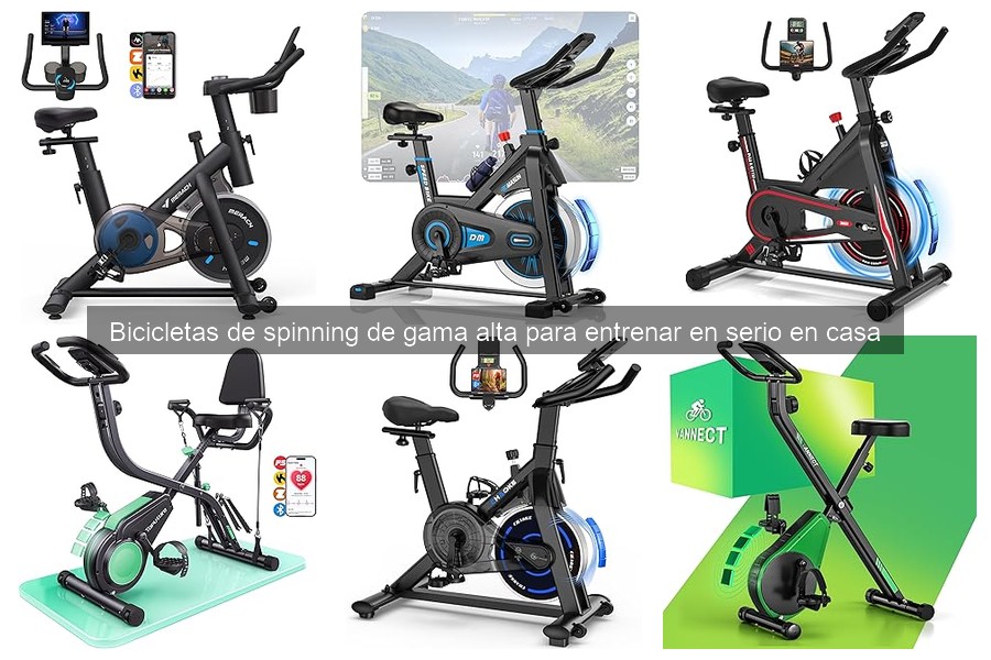 Mejores bicicletas de spinning de gama alta para entrenar en casa