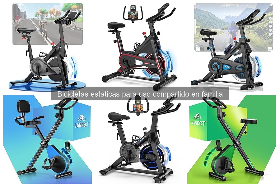 Mejores bicicletas estáticas familiares en 2024: Comparativa