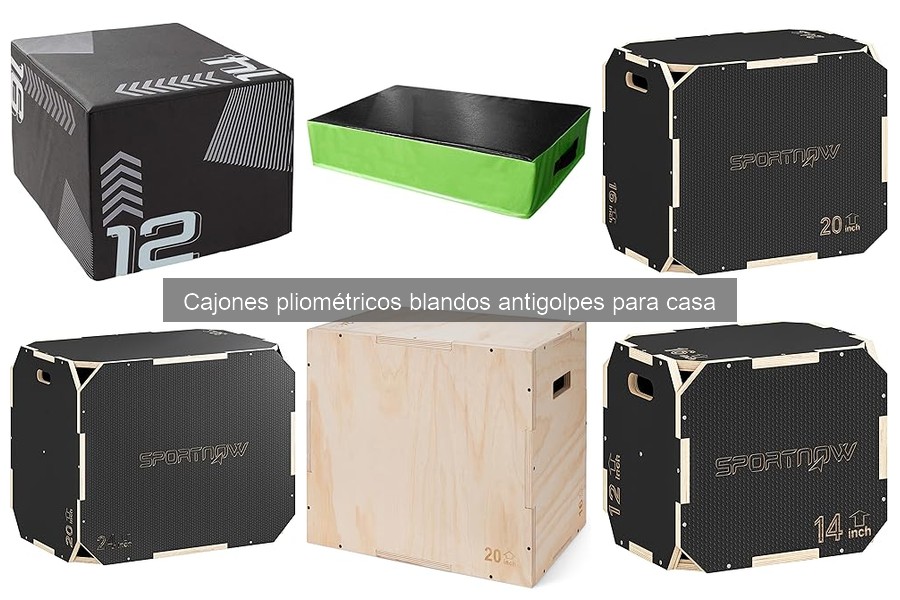 Mejores cajones pliométricos blandos para gimnasio en casa
