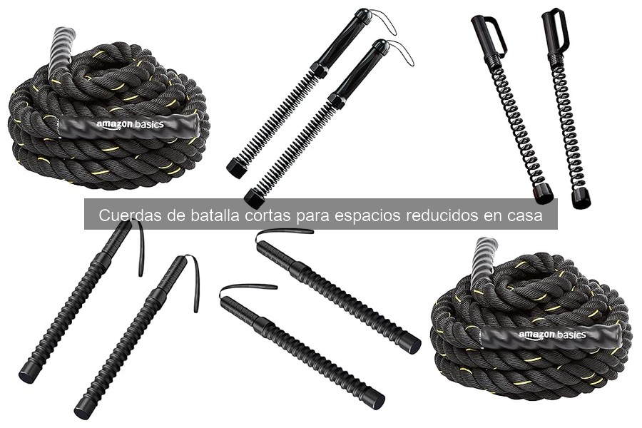 Mejores cuerdas de batalla cortas para entrenar en casa