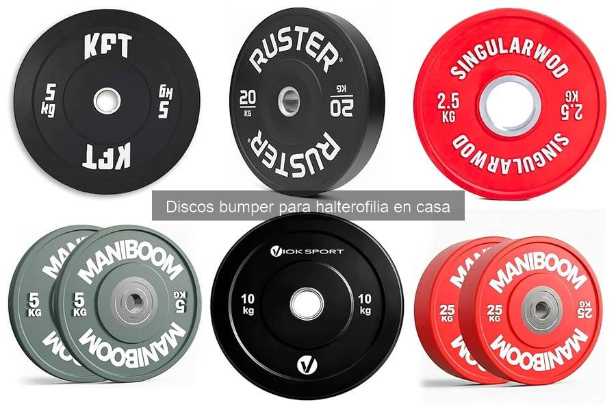 Mejores discos bumper para principiantes en halterofilia