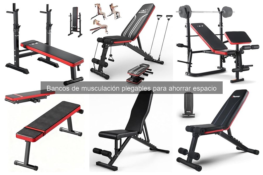 Mejores ejercicios con bancos de musculación plegables