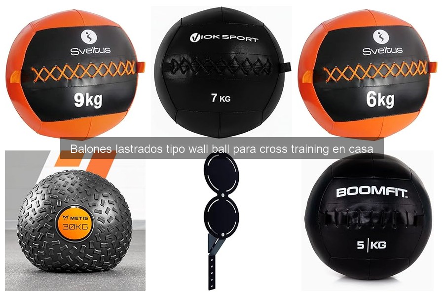 Mejores formas de usar balones lastrados en cross training