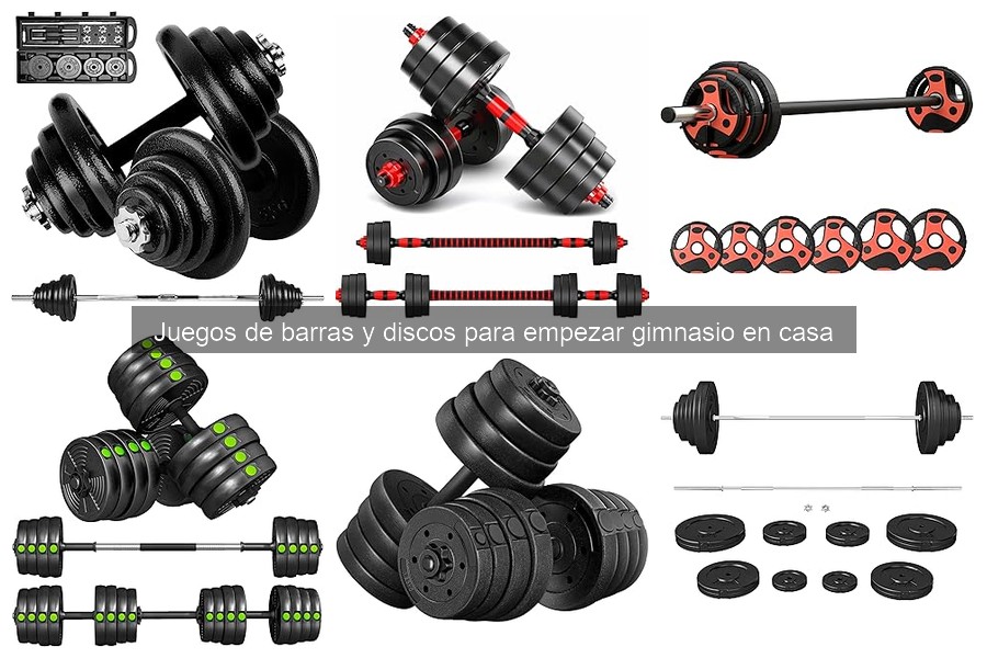 Mejores juegos de barras y discos para principiantes en casa