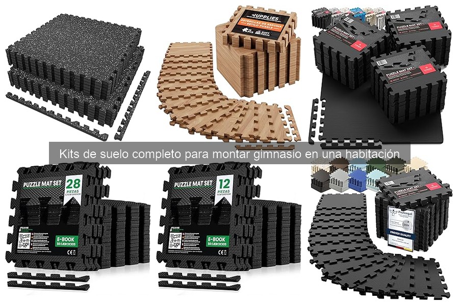 Mejores lugares para comprar kits de suelo para gimnasio en casa