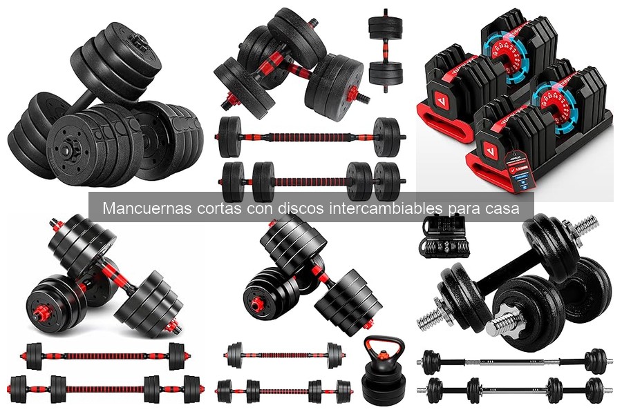 Mejores Mancuernas Cortas Intercambiables para Entrenar en Casa