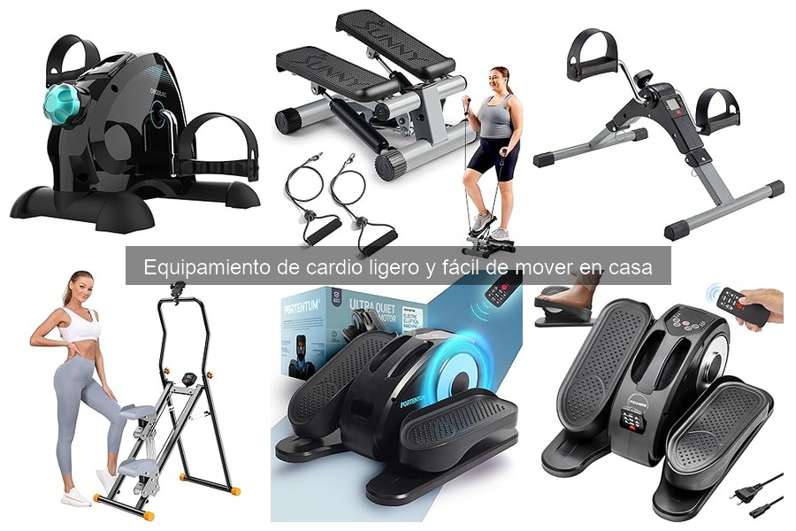 Mejores máquinas de cardio ligero para espacios pequeños
