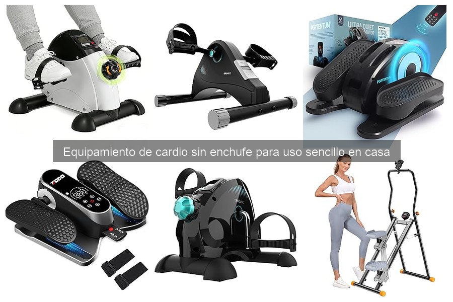 Mejores máquinas de cardio sin enchufe para casa