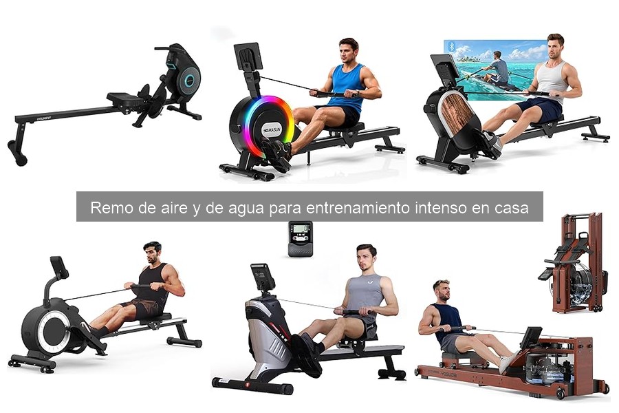 Mejores máquinas de remo de agua para entrenar en casa