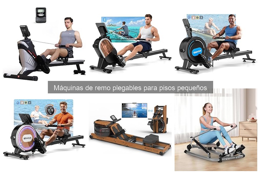 Mejores máquinas de remo plegables para espacios pequeños