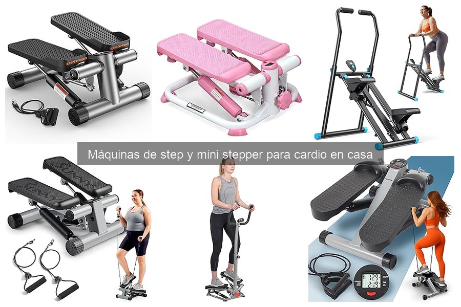 Mejores máquinas de step para cardio en casa