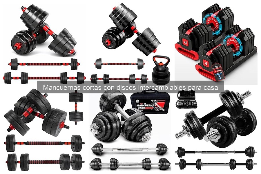 Mejores marcas de mancuernas cortas con discos intercambiables