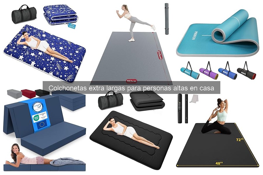 Mejores materiales para colchonetas extra largas en casa