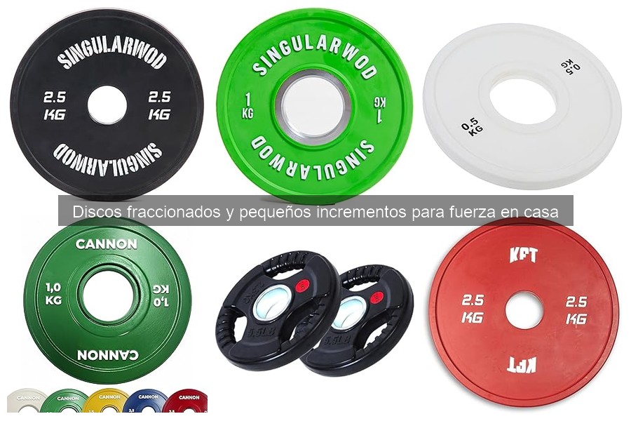 Mejores materiales para discos fraccionados en casa
