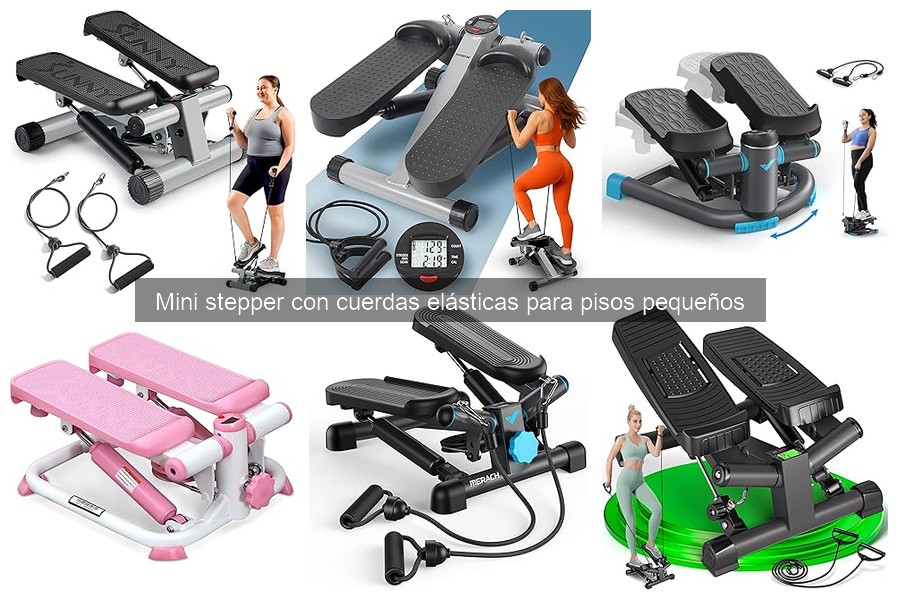 ** Mejores mini steppers con cuerdas elásticas para pisos pequeños