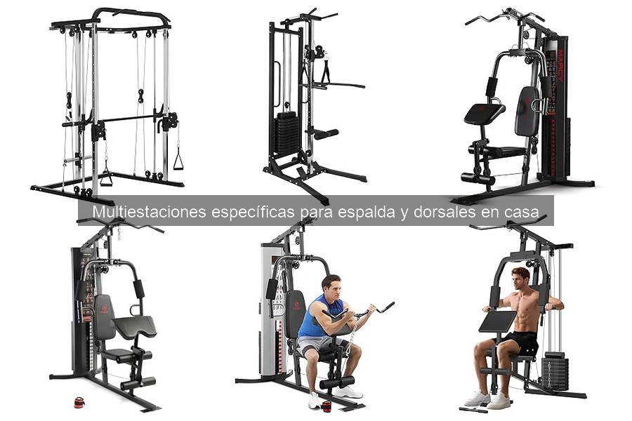 Mejores multiestaciones para espalda y dorsales en 2023