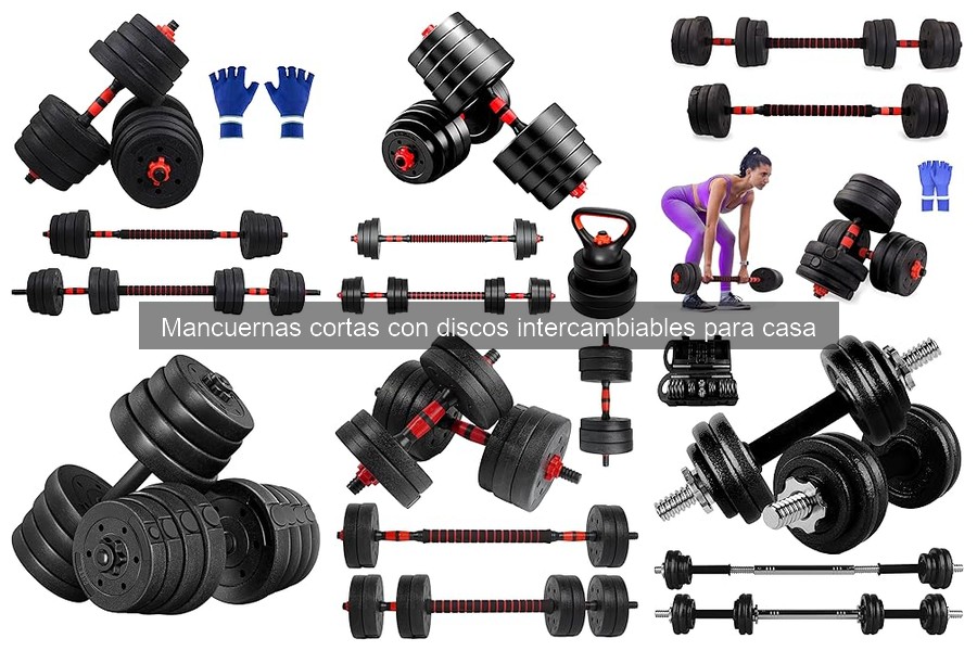 Mejores ofertas en mancuernas cortas con discos intercambiables